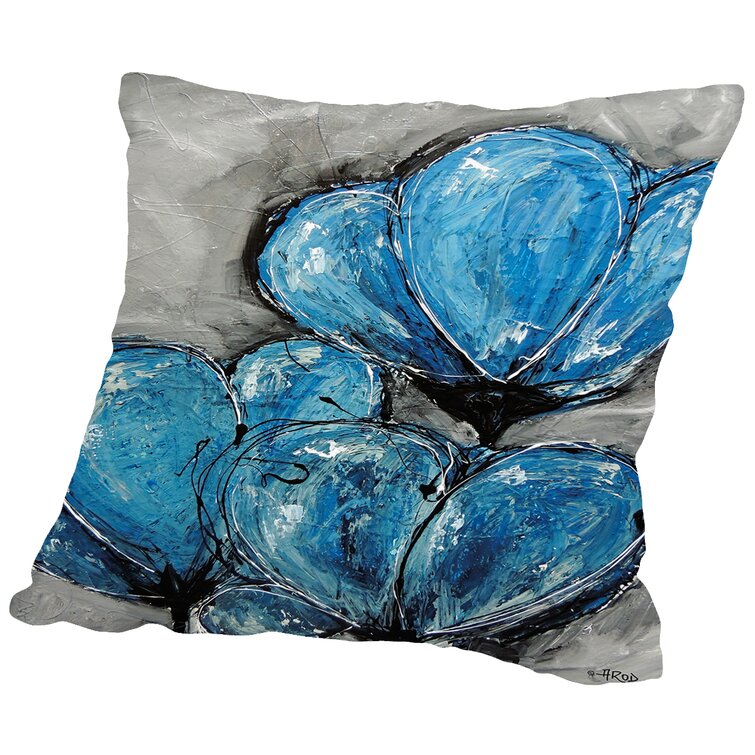 Wayfair cheap pillows blue